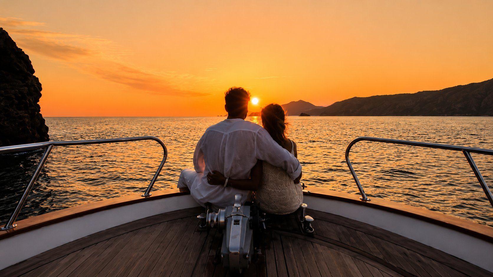 Sunset on the Deck : Your Private Yacht gathering