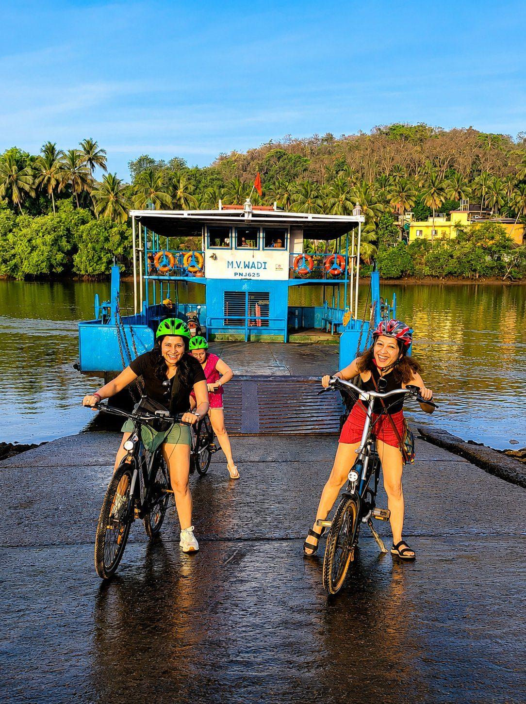 Explore Chorao Island on two wheels with Breakfast