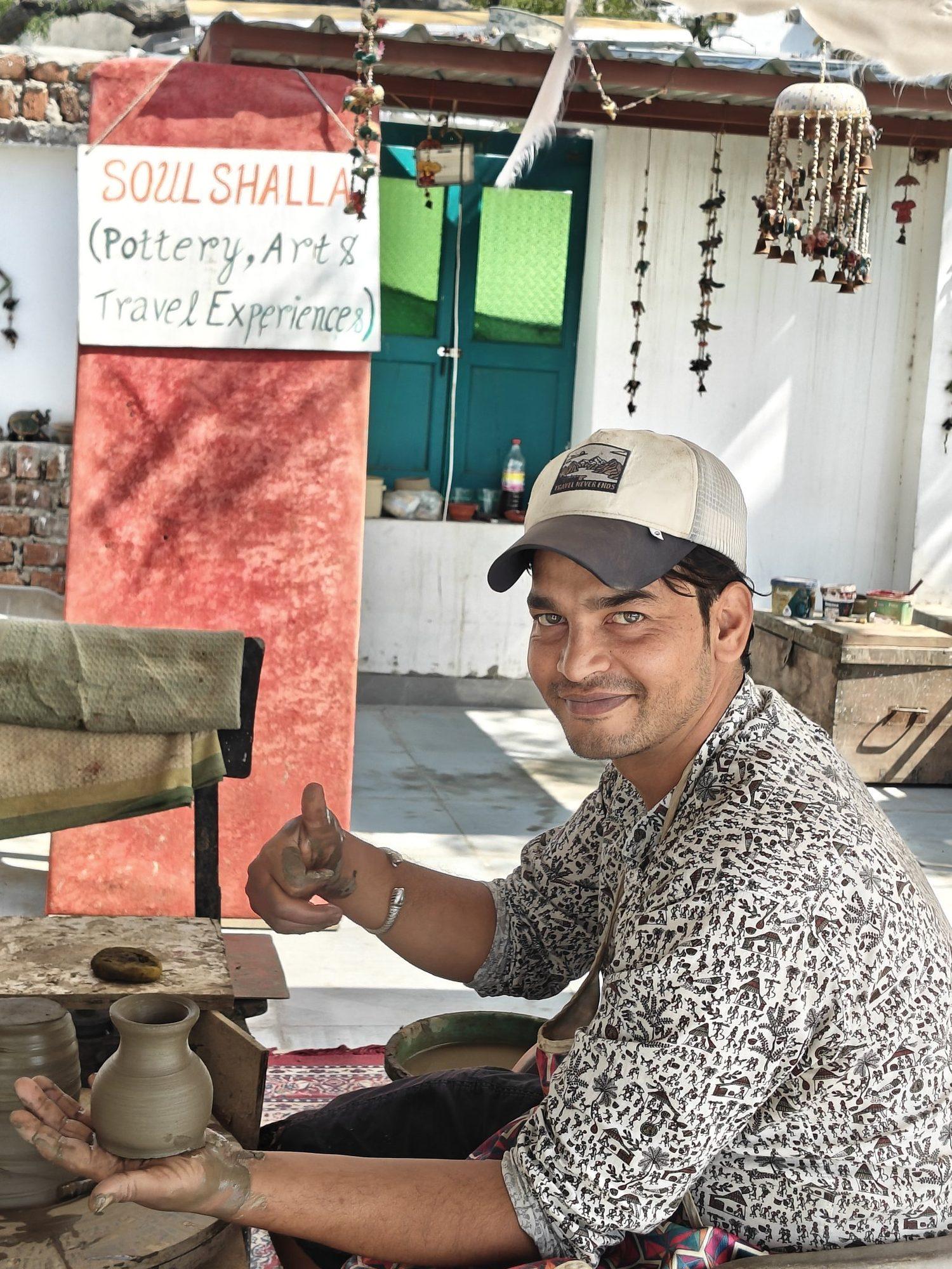 Pottery Workshop in Udaipur – Learn the Wheel with a Traditional Artisan Family