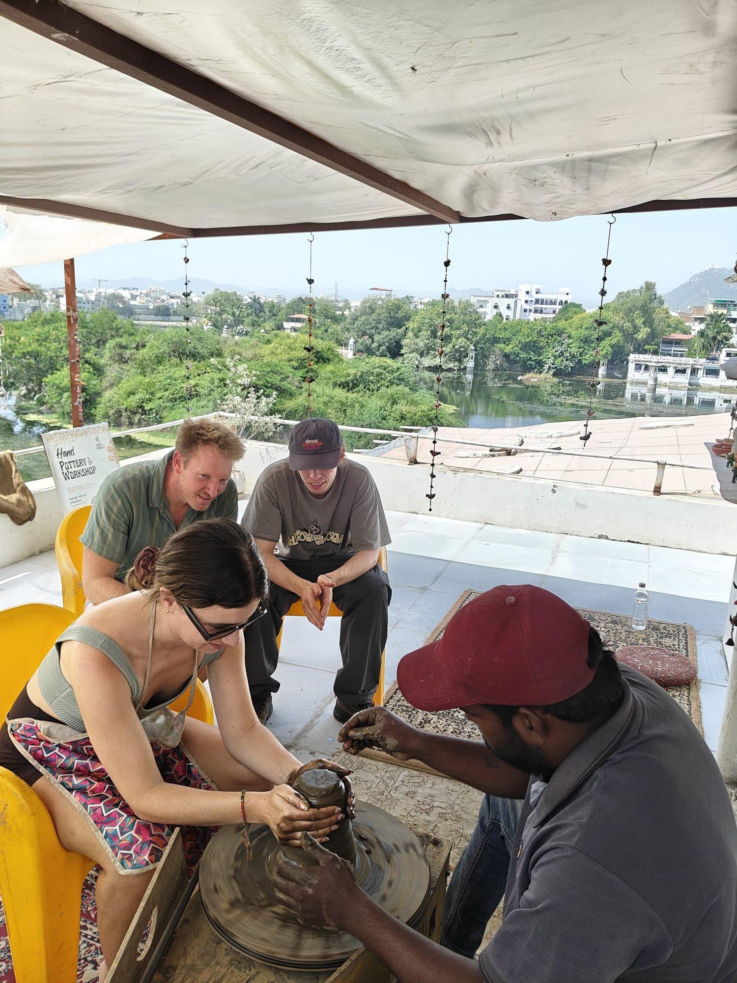 Pottery Workshop in Udaipur – Learn the Wheel with a Traditional Artisan Family
