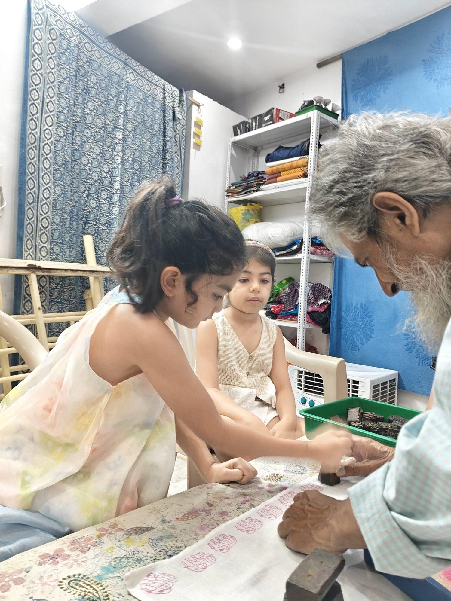 Block Printing Workshop in Udaipur – Hand-Print Fabric with Traditional Artisans