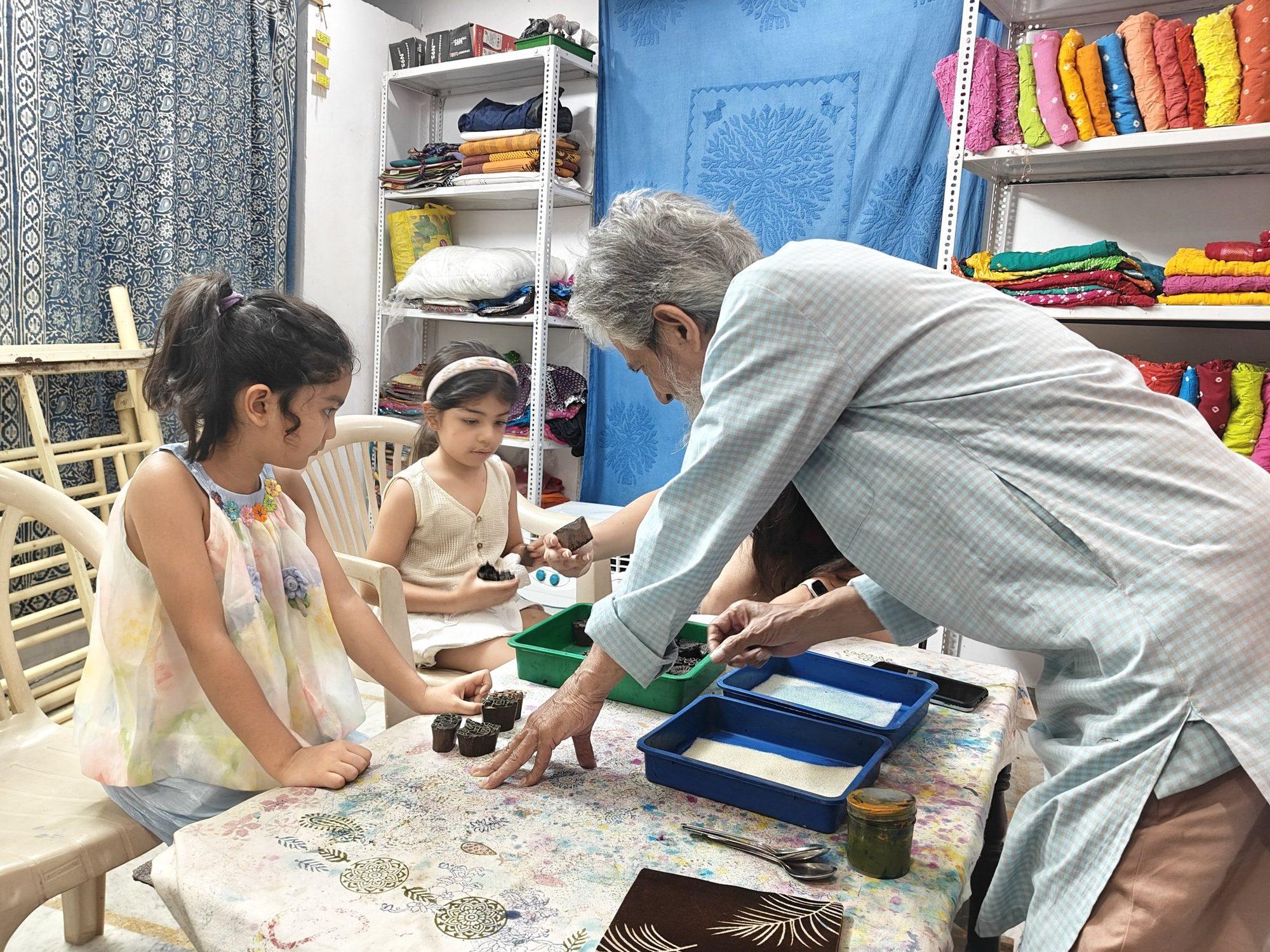 Block Printing Workshop in Udaipur – Hand-Print Fabric with Traditional Artisans