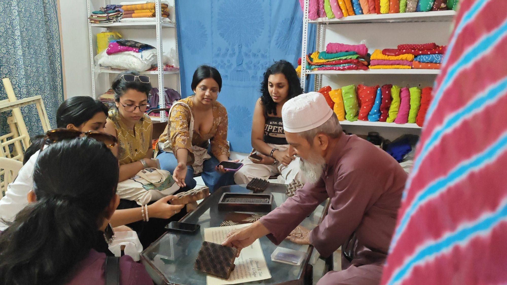 Block Printing Workshop in Udaipur – Hand-Print Fabric with Traditional Artisans