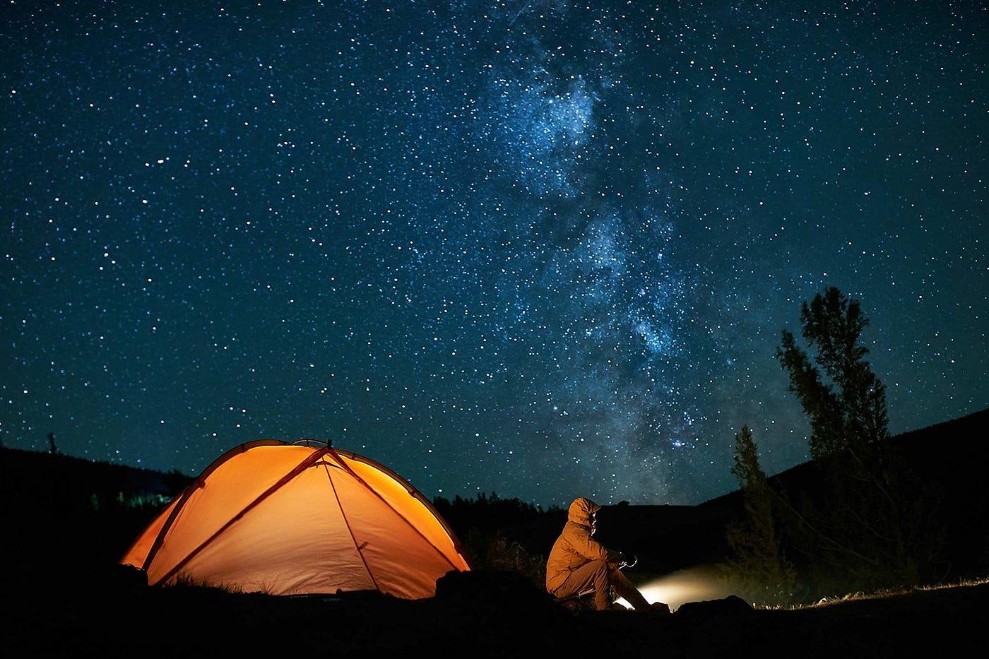An Overnight Camping under Stars