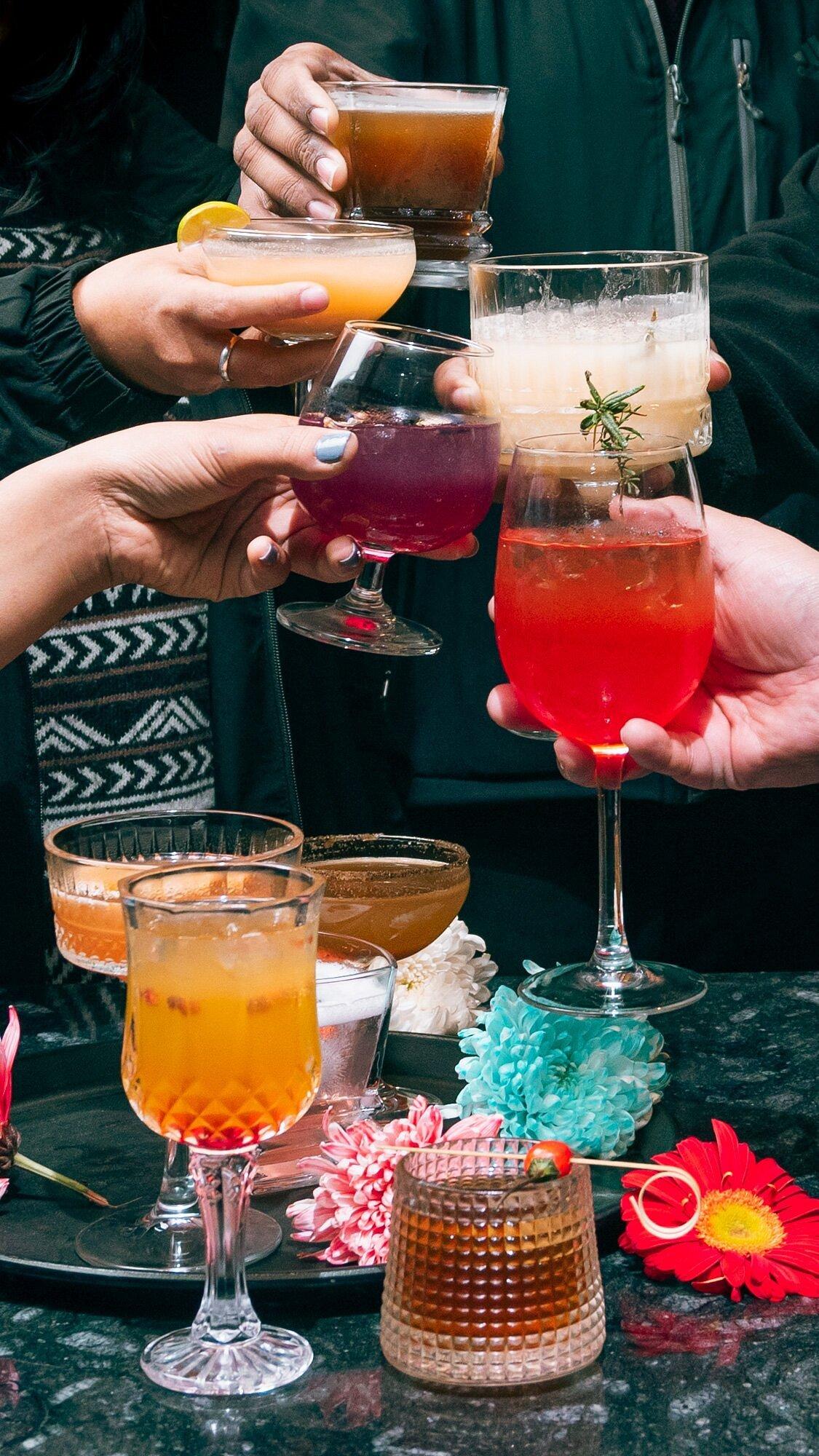 Rooftop Sundowner Cocktails
