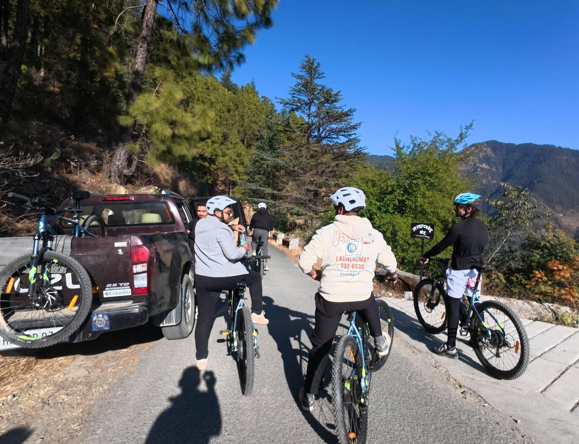 e-MTB rides in country roads