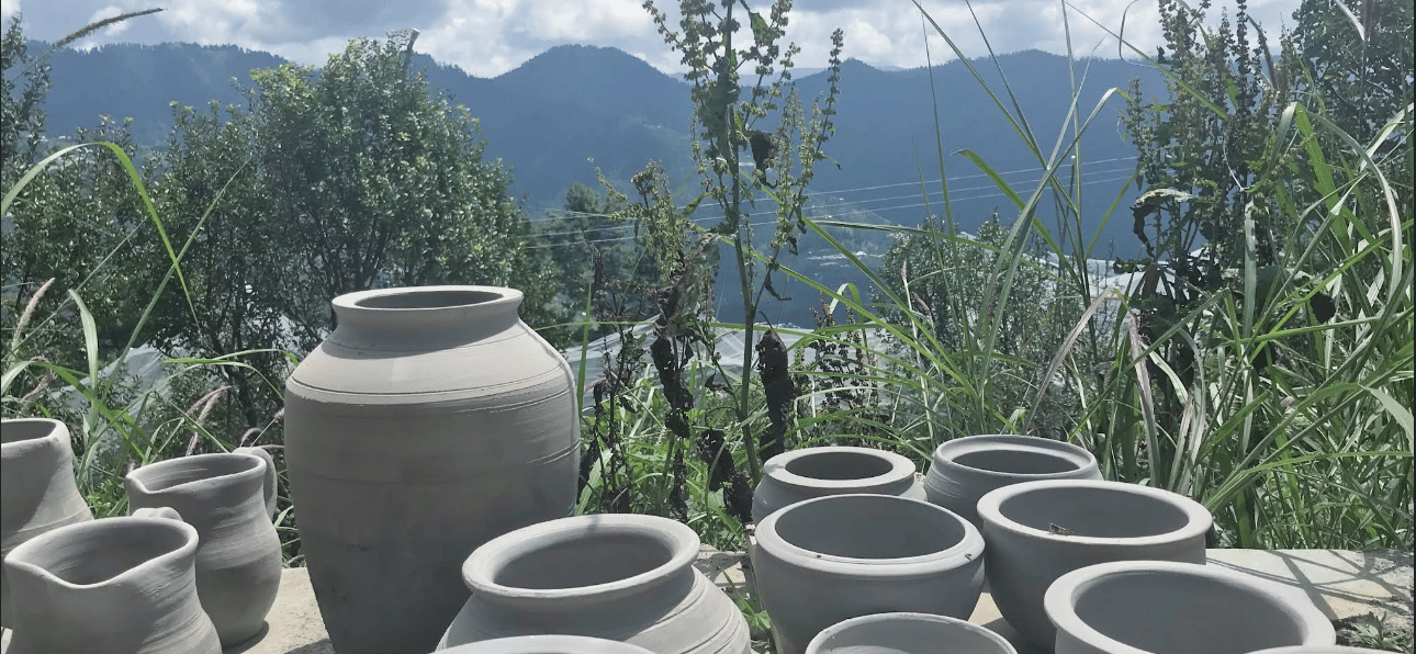 A Beginner's throw at Pottery
