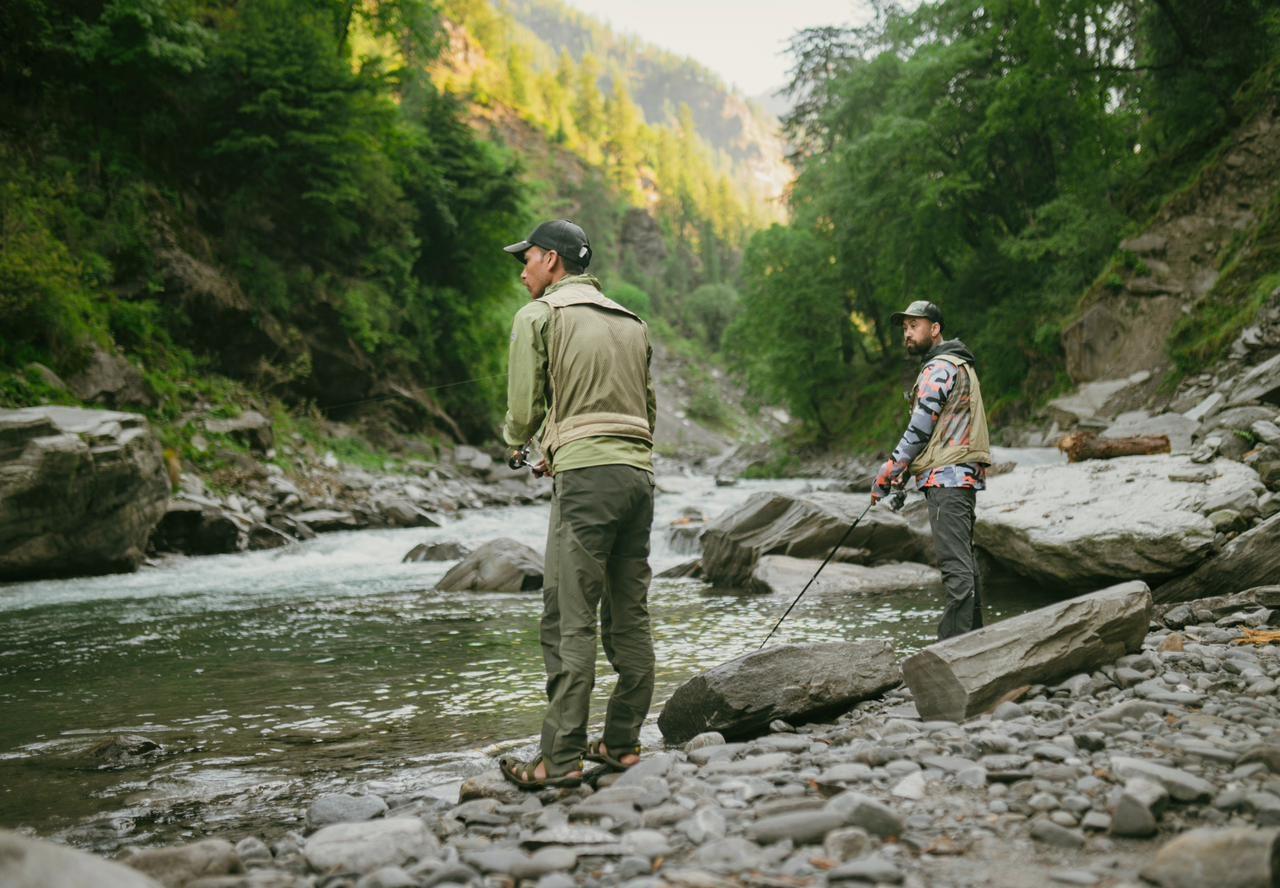 A clear, fast Himalayan river of the kind golden mahseer hold in
