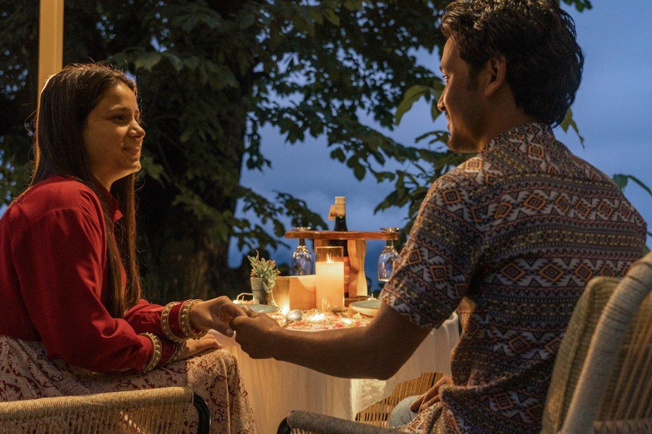 Romantic Candle Light Dinner with Wine